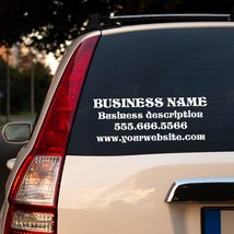 Amazing Custom Vinyl Decal Lettering with Your Company Name and Business Descrip - £11.67 GBP+