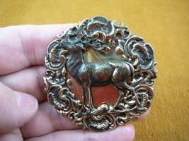 (b-elk-3) Deer buck elk love hunting lover brass pin pendant jewelry brooch - £15.68 GBP
