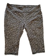 T by Talbots Black and White Cropped Leggings Size 3X - $24.69