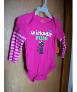 Fashion Holiday Baby Clothes 12M Infant Girl Wickedly Cute Halloween Cre... - €8,26 EUR