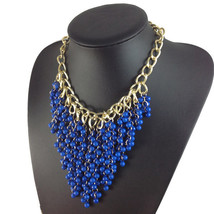 WOMENS fashion necklace multi-layer beads pendant chain TRENDY necklaces... - $21.99