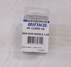 BINKS Trophy Gun Fluid Nozzle - 45-11050-16  1.6MM - £34.67 GBP