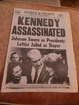 original issue New York Daily News Kennedy Assassinated w Photo Section 1963 NF - £22.65 GBP