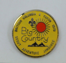 Big Country Scout Adventure Jamboree British Columbia &amp; Yukon 1979 Lapel... - £18.06 GBP