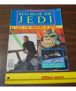 VINTAGE Return of the Jedi Booklet Poster Death Star Destroyer over Endo... - $265.90 MXN