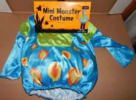 Halloween Costume Mini Monster With Hood Infant Age 6-12 Months 72H - $9.86