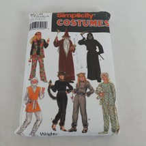 Simplicity 5916 Costumes Ninja Hippie Grim Reaper Cat Wizard Adult Sizes... - $17.42