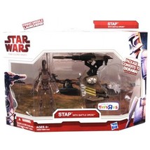 Star Wars Clone Wars Separatist STAP with Battle Droid - £47.13 GBP