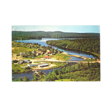 Vintage Postcard Whitney Ontario Canada Aerial View Algonquin Park Highway 60 - $14.00