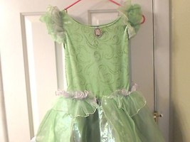 Disney Store Tinkerbell Tinker Bell Costume Dress - Child Sz Large 10-12 - £27.90 GBP