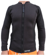 Men&#39;s 1.5mm Neoprene Wetsuit Jacket, Long Sleeve, Full Front Zipper, Sma... - $96.00 CAD