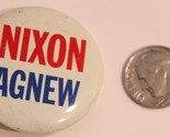 Nixon Agnew Pinback Button Political Richard Nixon President Vintage Whi... - £4.67 GBP