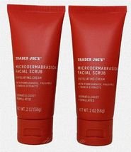 2-Pack Trader Joe's Microdermabrasion Facial Scrub, Exfoliating Cream wi... - $24.49