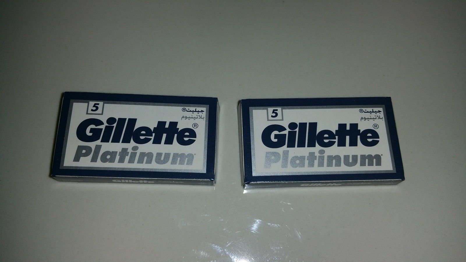 20 double edge blades Gillette 7 O'clock & platinum sampler pack - $7.84