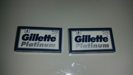 20 double edge blades Gillette 7 O&#39;clock &amp; platinum sampler pack - £6.12 GBP