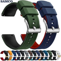 Premium Silicone Watch Band Quick Release Rubber Watch Strap 18mm 20mm 2... - £7.98 GBP