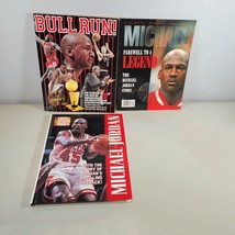 Michael Jordan Book Lot Michael Farewell to a Legend, Bull Run Book, Beckett - £15.12 GBP