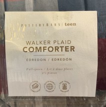 New In Package Pottery Barn Teen Walker Plaid Comforter Full/Queen Plaid - £78.30 GBP