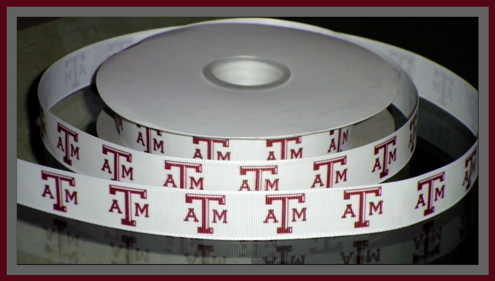 Primary image for Texas A&M University Inspired Grosgrain Ribbon