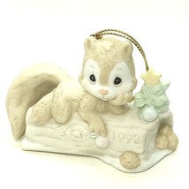 Precious Moments Nuts About You Ornament 520411 ENESCO Figurine 1992 Vintage  - £15.80 GBP