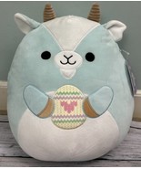Squishmallows 8&quot; Domingo the Goat with Egg Blue Easter Plush NEW With Tags - £15.85 GBP