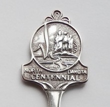 Collector Souvenir Spoon USA North Dakota Centennial 1889 - 1989 - £7.94 GBP