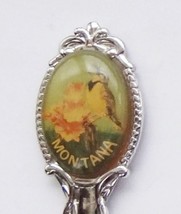 Collector Souvenir Spoon USA Montana Western Meadowlark Bird - £7.91 GBP