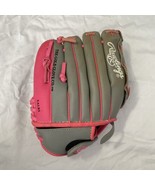 Rawlings ST100GP Storm Softball Glove Ages 5-7 Gray/Pink 10 Inch NWOT - £16.92 GBP