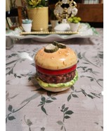 Vintage Hamburger Condiment or Sugar Bowl Enesco Brand VCG - $16.75