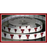 Texas Tech University Inspired Grosgrain Ribbon - $9.90