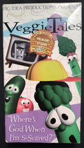 4 VHS Tape VeggieTales Lot Including the RARE episodes 1 &amp; 2 of the series - £9.85 GBP