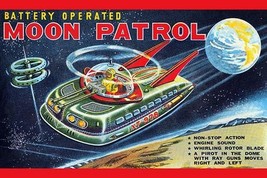 Battery Operated Moon Patrol XT-978 - Art Print - £17.57 GBP+