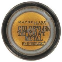 Maybelline Eye Studio Color Tattoo Metal Eye Shadow, Gold Rush 65 - $8.32