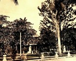 RPPC La Ceiba Honduras City Park View UNP 1924-49 AZO Postcard - $9.76