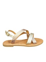 Pierre Dumas two tone sandals in Gold Multi - £25.39 GBP