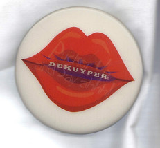 Vintage Advertising Motion Art Pin Red Lips Dekuyper Pucker-Up Bar Promo... - $14.99