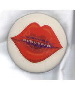 Vintage Advertising Motion Art Pin Red Lips Dekuyper Pucker-Up Bar Promo... - £11.79 GBP