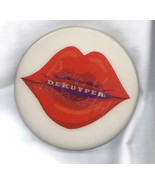 Vintage Advertising Motion Art Pin Red Lips Dekuyper Pucker-Up Bar Promo... - $14.99