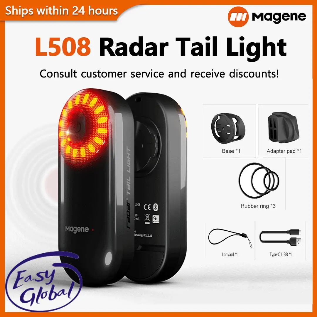 Magene L508 Radar Tail Light New Bicycle Brake Sensing Lamp Saddle Seatpost - £161.33 GBP+