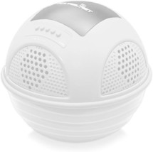 Pyle (White Color) Portable Waterproof Floating Pool Speaker - Outdoor W... - £73.65 GBP