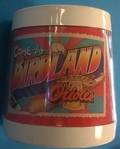 Baltimore Orioles Budweiser Vintage 4&quot; Plastic Thermo Serv Mug - £7.77 GBP