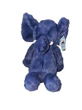 Jellycat Medium Bashful Elephant Blue Plush Stuffed Animal Size: 12&quot; NWT  - £15.17 GBP