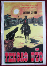 1965 Original Movie Poster Lone Angry Man Caiano Anthony Steffen Western YU - $46.61