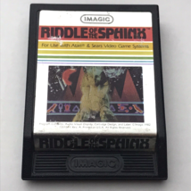 ATARI 2600 Riddle Of The Sphinx Vintage Video Game Cartridge 1982 - £11.57 GBP