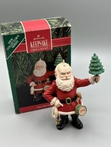 Ornament Hallmark Keepsake Merry Olde Santa #1  Tree Drum QX4736 1990 Signed - £5.99 GBP