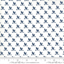 Moda BREAK OF DAY Ivory Navy 43108 11 Quilt Fabric By The Yard - Sweetfire Road - £8.36 GBP