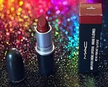 MAC Luster Lipstick in #108 Dubonnet 0.1 oz Full Size Brand New In Box - £15.65 GBP