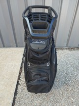 Sun Mountain C130 14-Way Golf Cart Bag w Raincover Cooler Pocket Black Nice - $166.25