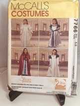 McCalls Pattern 7766 Girls Costume Swan Princess Size 5-6 1995 Renaissan... - £8.37 GBP