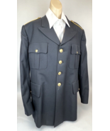Defense Logistics Agency Army Shirt &amp; Jacket 46 RC 16 1/2 Garrison Colle... - $753.65 MXN